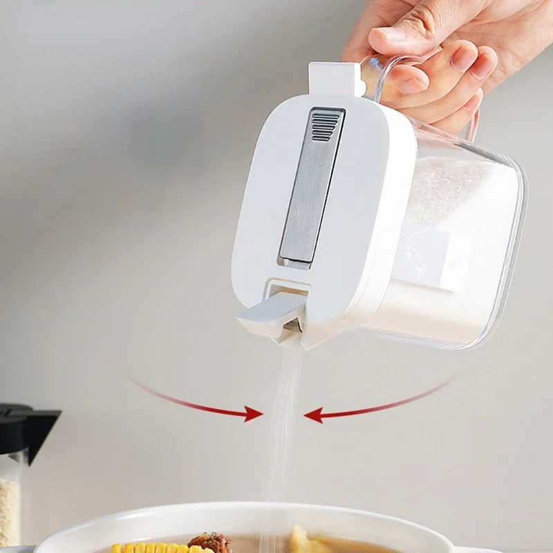 Spice Jars Set One-hand Operation Gravity Automatic Opening and Closing Wall Hanging Punch-free Installation Kitchen Storage Box
Spice Jars Set One-hand Operation Gravity Automatic Opening and Closing Wall Hanging Punch-free Installation Kitchen Storage Box