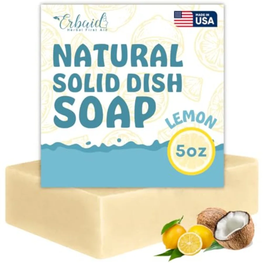 Non Toxic Dish Soap Bar Natural Solid Dish Soap with Lemon Scent Eco Friendly, Zero Waste, Plastic Free Kitchen Dishwashing Blo
Non Toxic Dish Soap Bar Natural Solid Dish Soap with Lemon Scent Eco Friendly, Zero Waste, Plastic Free Kitchen Dishwashing Blo