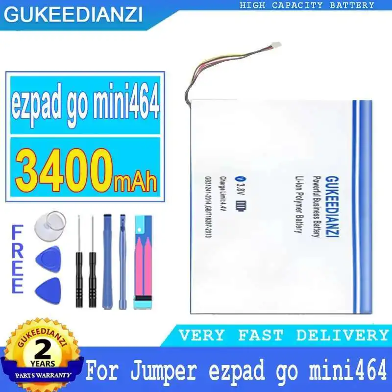 For Jumper Ezpad GO Mini 464 JPG05 mini464 3400mAh Premium Replacement Environmentally Friendly Laptop Battery
For Jumper Ezpad GO Mini 464 JPG05 mini464 3400mAh Premium Replacement Environmentally Friendly Laptop Battery