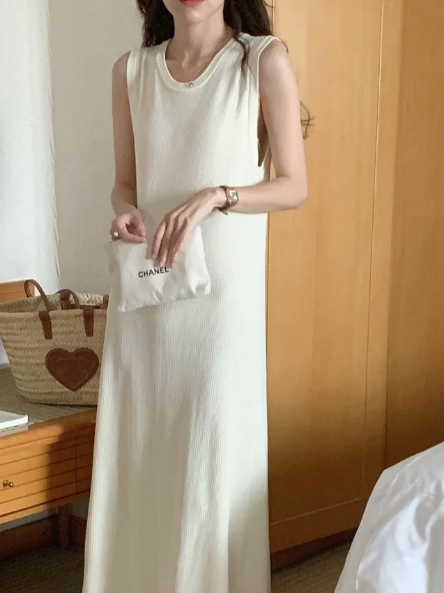 Summer New Lazy Sle Knitted Vest Dr Women Slim Fit Long Dr Dra Sensation Color Blo Design Svel Pure Material
Summer New Lazy Sle Knitted Vest Dr Women Slim Fit Long Dr Dra Sensation Color Blo Design Svel Pure Material