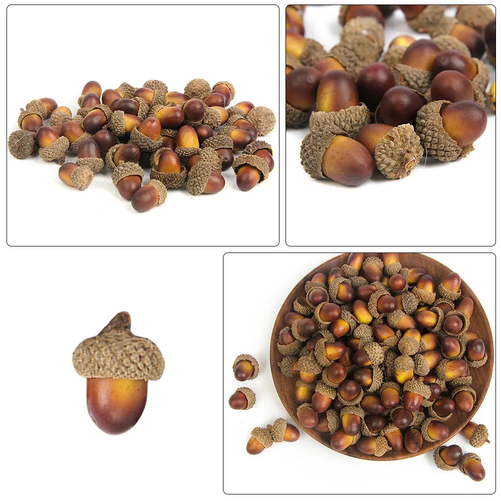 60 pcs Artificial Acorns Decoration Realistic Design Versatile Use Sturdy Materials Fall Ornaments Mini Fruits Foam Acorns
60 pcs Artificial Acorns Decoration Realistic Design Versatile Use Sturdy Materials Fall Ornaments Mini Fruits Foam Acorns