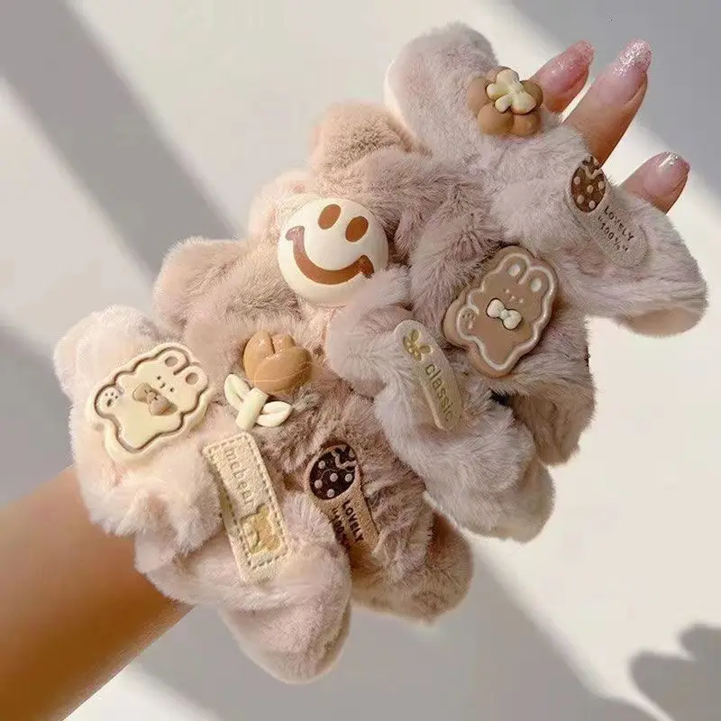 New Autumn/Winter Solid Lamb Wool Bowel Hair Rings Knitted Wool Bow Hair Tie Hair Accessories for Girls Hair Pin
New Autumn/Winter Solid Lamb Wool Bowel Hair Rings Knitted Wool Bow Hair Tie Hair Accessories for Girls Hair Pin