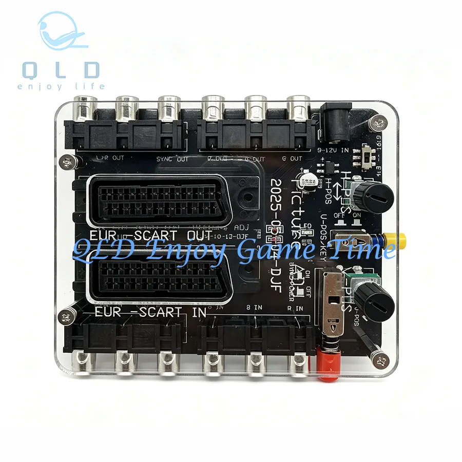 RGBS/SCART European Standard Picture Adjuster with Shell Adjustable Screen Conversion PCB for Adjust Image Position
RGBS/SCART European Standard Picture Adjuster with Shell Adjustable Screen Conversion PCB for Adjust Image Position