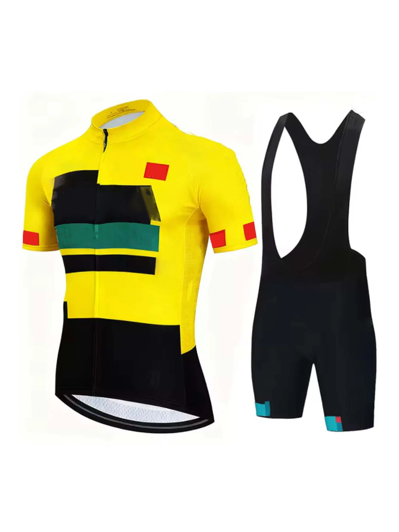 Full Zip Men‘s Cycling Set with Bib Shorts, Short Sleeve Crewneck Breathable Quick Dry Lightweight Bike Suit
Full Zip Men‘s Cycling Set with Bib Shorts, Short Sleeve Crewneck Breathable Quick Dry Lightweight Bike Suit