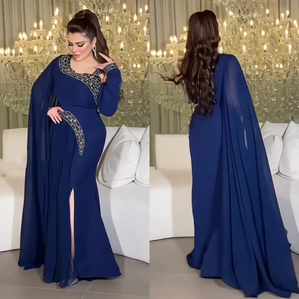 Customized Exquisite Chiffon Pleat Sequined Trumpet One-shoulder Long Dresses Party Bespoke Occasion High Quality
Customized Exquisite Chiffon Pleat Sequined Trumpet One-shoulder Long Dresses Party Bespoke Occasion High Quality