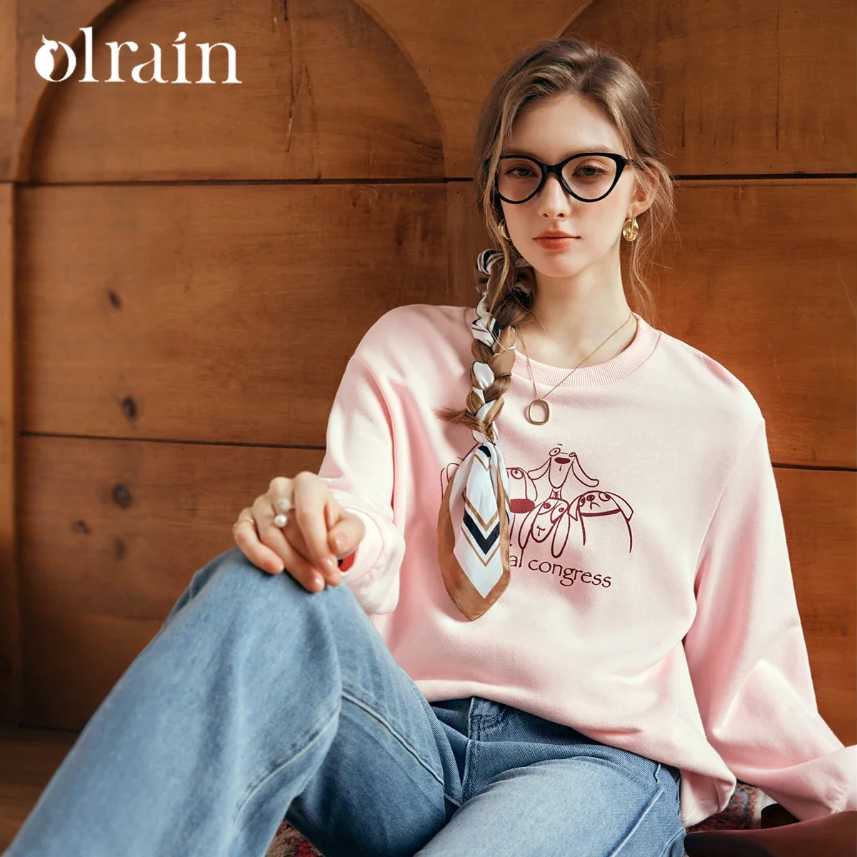 OLrain Woman Sweatshirts 2025 Autumn New Cotton Casual Commute Printing O Neck Long Sleeve Comfort Pullover Tops M56QR93133
OLrain Woman Sweatshirts 2025 Autumn New Cotton Casual Commute Printing O Neck Long Sleeve Comfort Pullover Tops M56QR93133