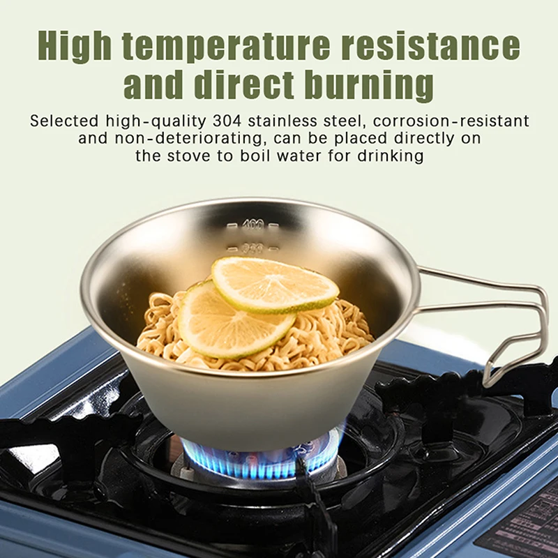 30/200/400ml 304 Stainless Steel Sierra Cup Outdoor Tableware For Camping And Picnics Stackable Hangable Soup Bowl
30/200/400ml 304 Stainless Steel Sierra Cup Outdoor Tableware For Camping And Picnics Stackable Hangable Soup Bowl