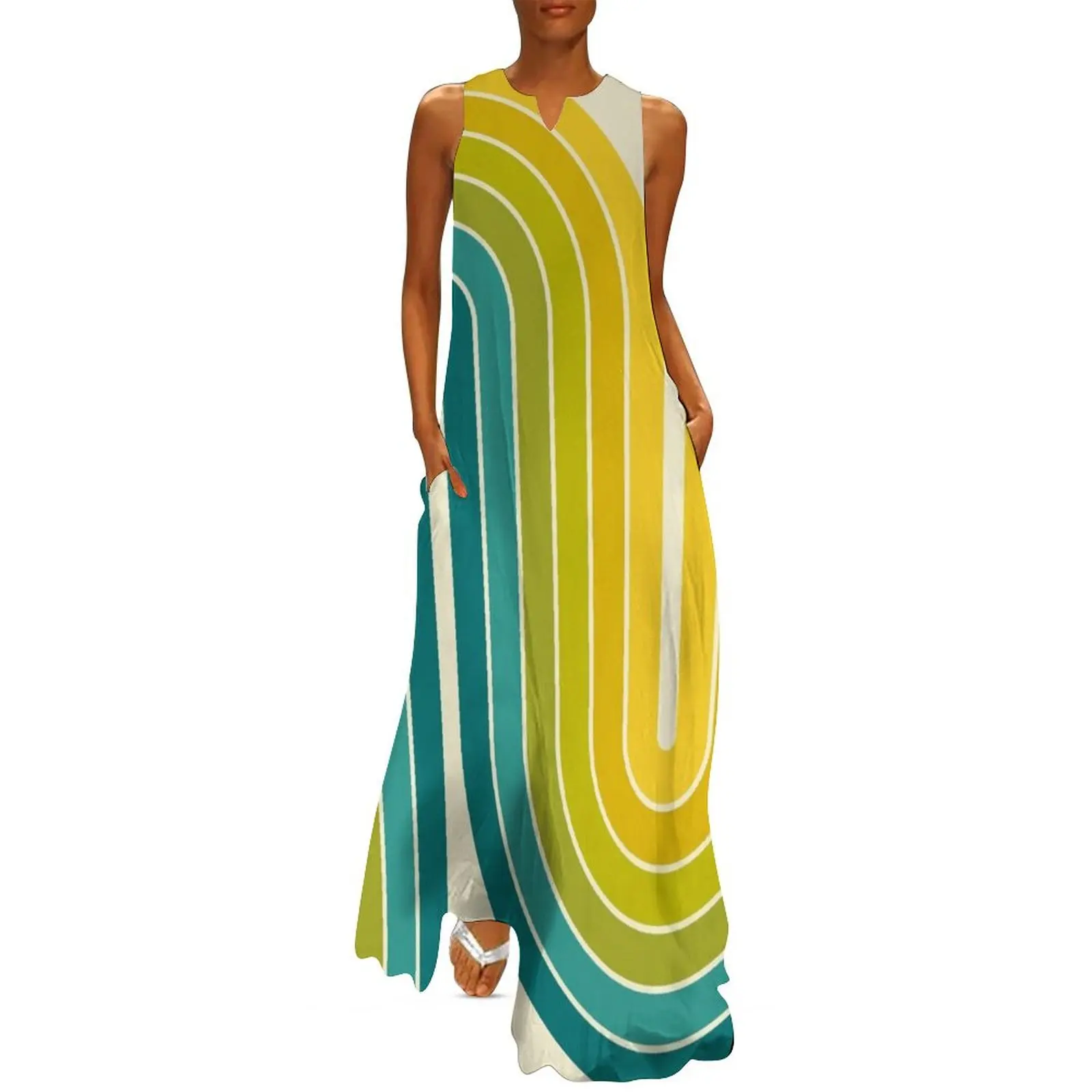 Retro Geometric Double Arch Design 579 Long Dress summer dresses party dresses woman womans clothing Dress
Retro Geometric Double Arch Design 579 Long Dress summer dresses party dresses woman womans clothing Dress