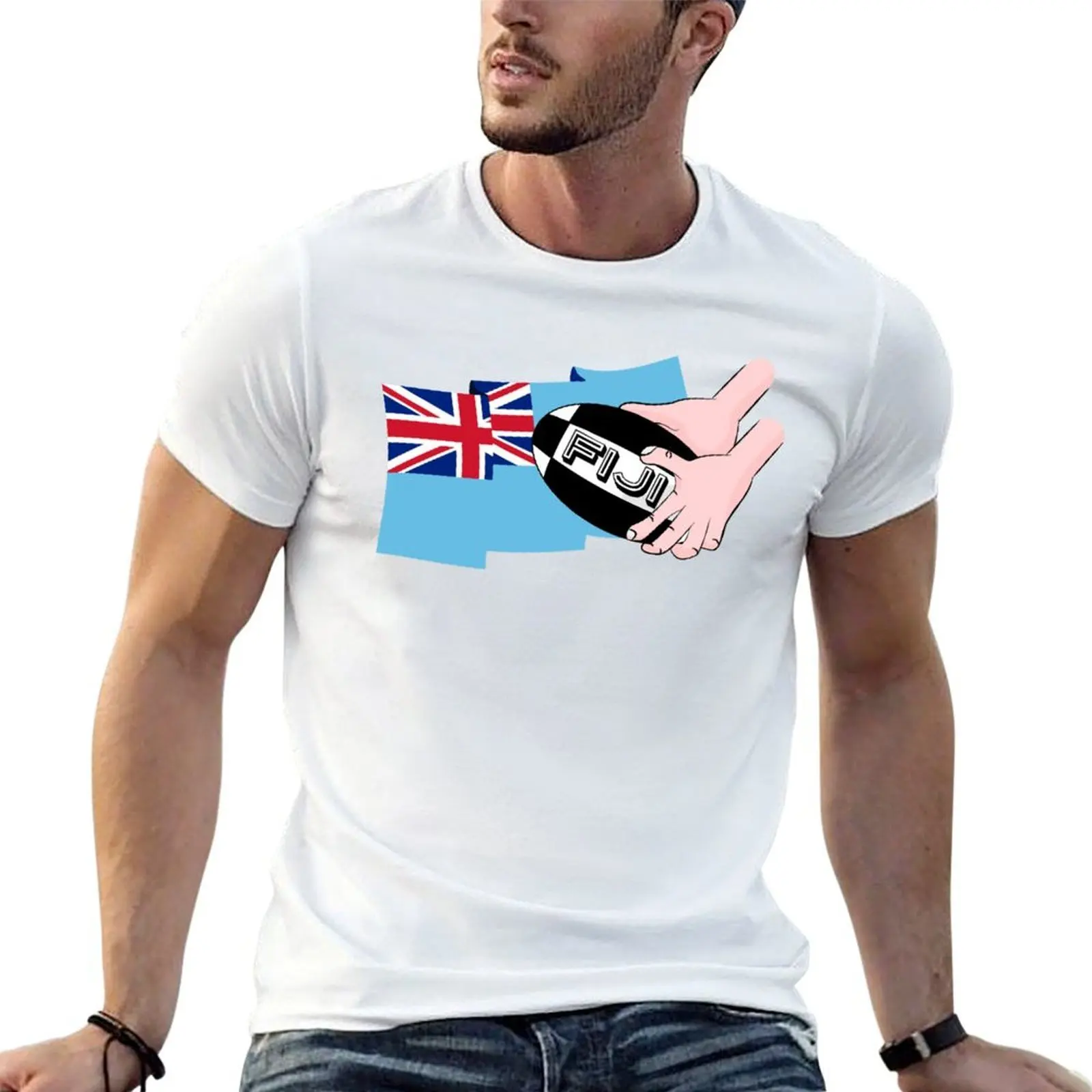Fiji Rugby Flag T-Shirt t shirts cotton 100% t shirts for man graphic vintage man t shirt designer T-Shirt
Fiji Rugby Flag T-Shirt t shirts cotton 100% t shirts for man graphic vintage man t shirt designer T-Shirt
