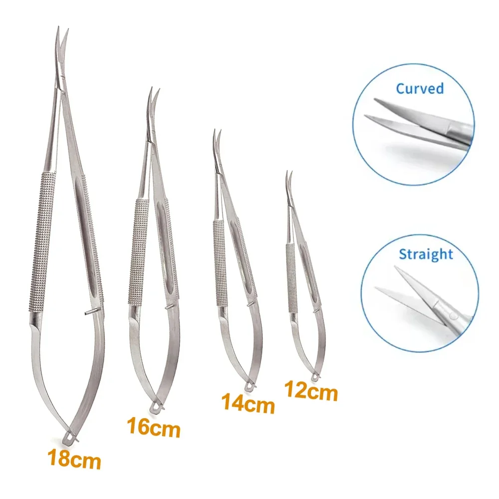 Stainless Steel Micro Castroviejo Scissors Ophthalmic Cornea Surgical Instrument for Eye and Dental Medical Procedures
Stainless Steel Micro Castroviejo Scissors Ophthalmic Cornea Surgical Instrument for Eye and Dental Medical Procedures