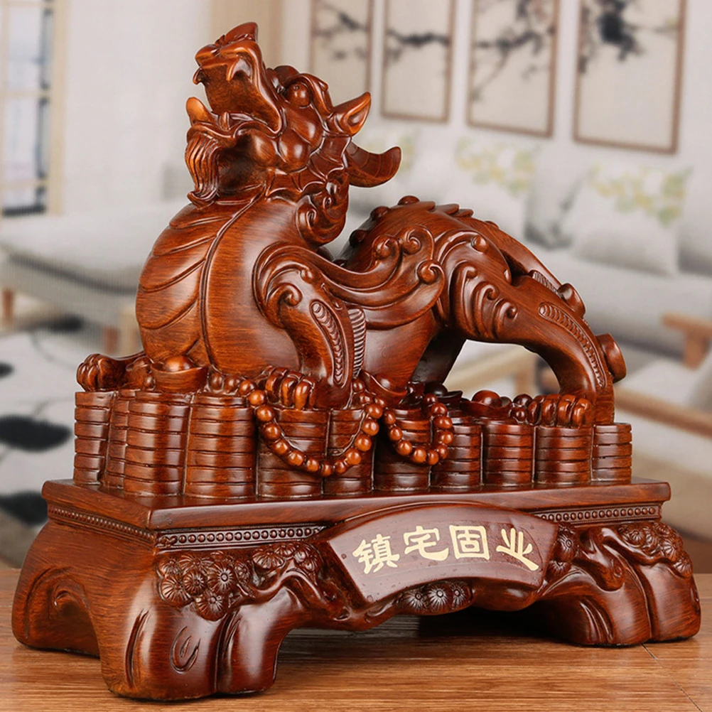 Resin Pixiu Statue Adornment High end Desktop Decor Home Office nament Long lasting Elegant Design Micro L scaping Traditional
Resin Pixiu Statue Adornment High end Desktop Decor Home Office nament Long lasting Elegant Design Micro L scaping Traditional