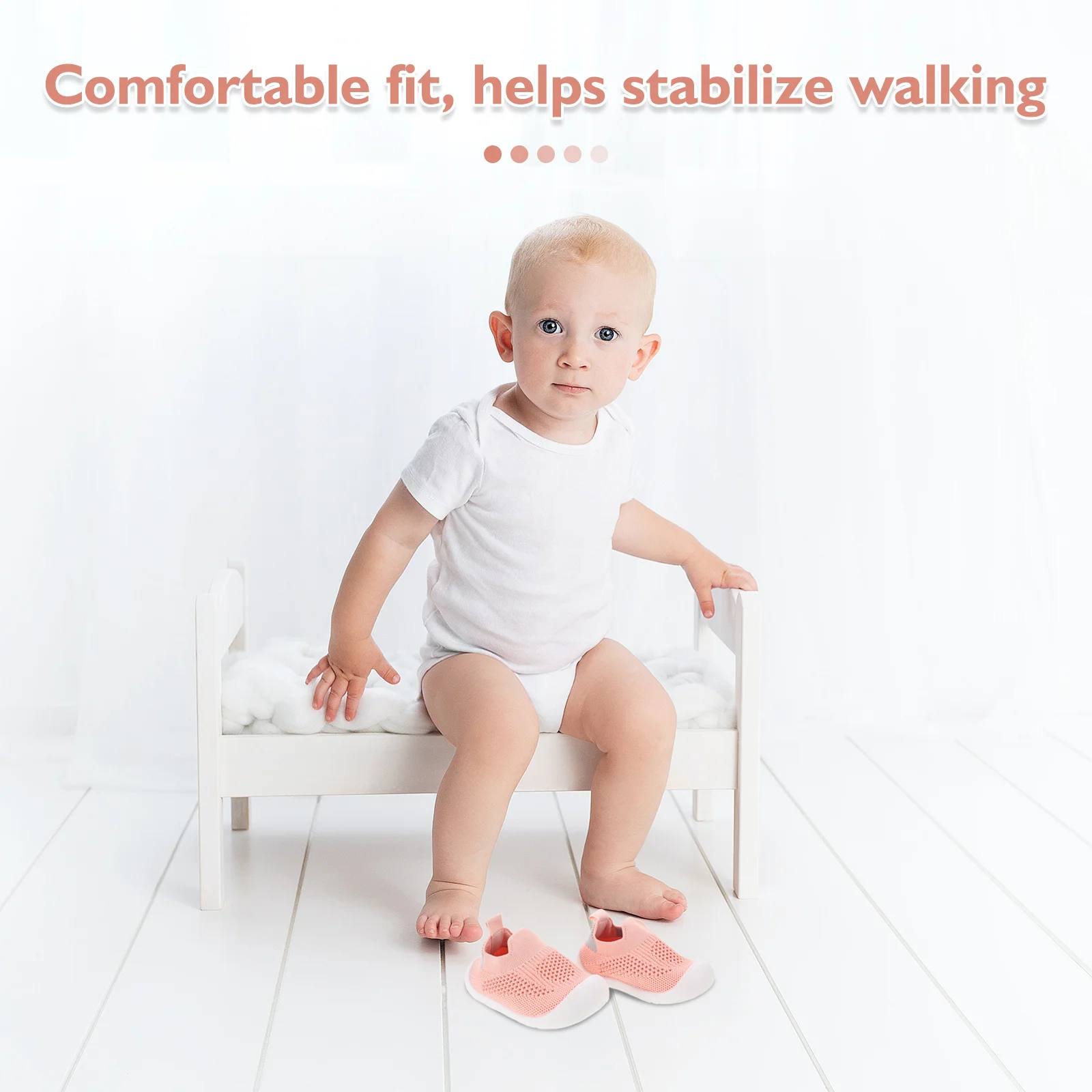 1 пара детских прогулочных туфель с дышащей сеткой, тренировочные кроссовки для младенцев, легкая обувь на мягкой подошве для маленьких девочек
1 пара детских прогулочных туфель с дышащей сеткой, тренировочные кроссовки для младенцев, легкая обувь на мягкой подошве для маленьких девочек