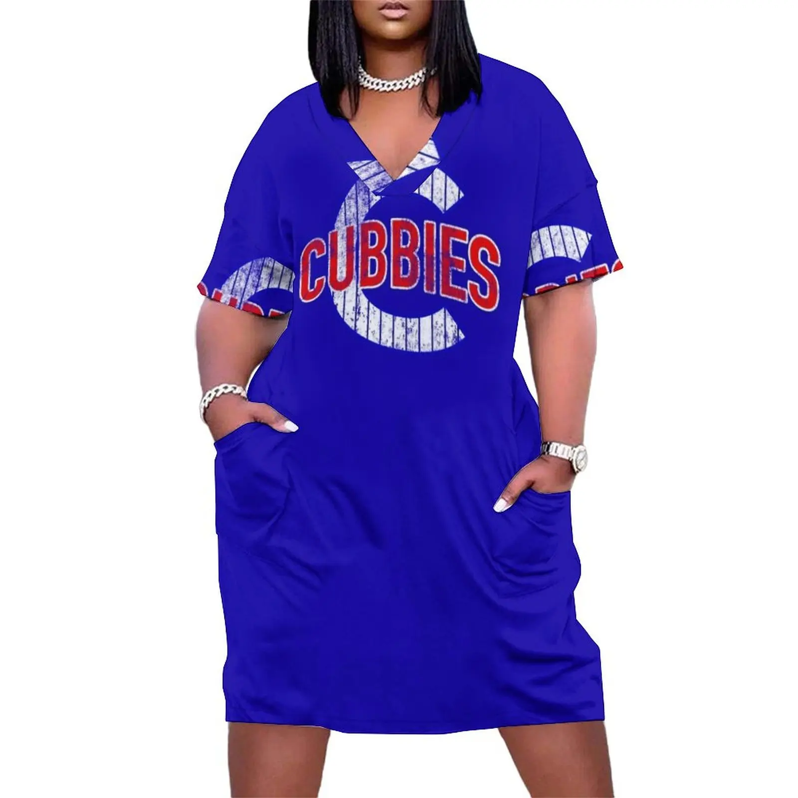 Cubbies Baseball Loose Pocket Dress Women long dress clothes for woman clothing women summer 2025 women dress
Cubbies Baseball Loose Pocket Dress Women long dress clothes for woman clothing women summer 2025 women dress