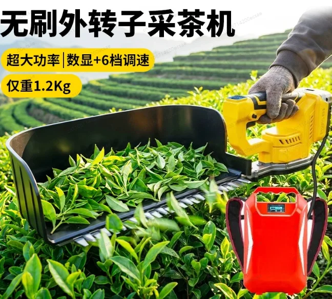 24V Brushless Electric Tea Harvester Rechargeable Handheld Tea Picking Machine
24V Brushless Electric Tea Harvester Rechargeable Handheld Tea Picking Machine