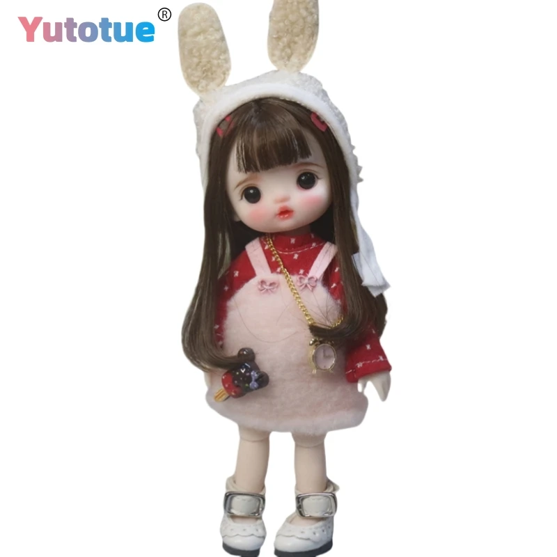 YUTOTUE 16cm Height Mini Girl Doll Toy Kids Gift Cute Doll and Clothes Wigs Outfits Full Set
YUTOTUE 16cm Height Mini Girl Doll Toy Kids Gift Cute Doll and Clothes Wigs Outfits Full Set