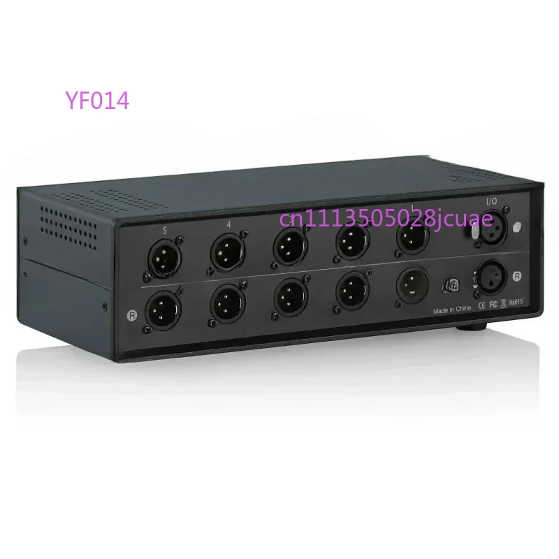Balanced XLR Audio Switcher, Manual 5-Way Amplifier Signal Selector Splitter Box
Balanced XLR Audio Switcher, Manual 5-Way Amplifier Signal Selector Splitter Box
