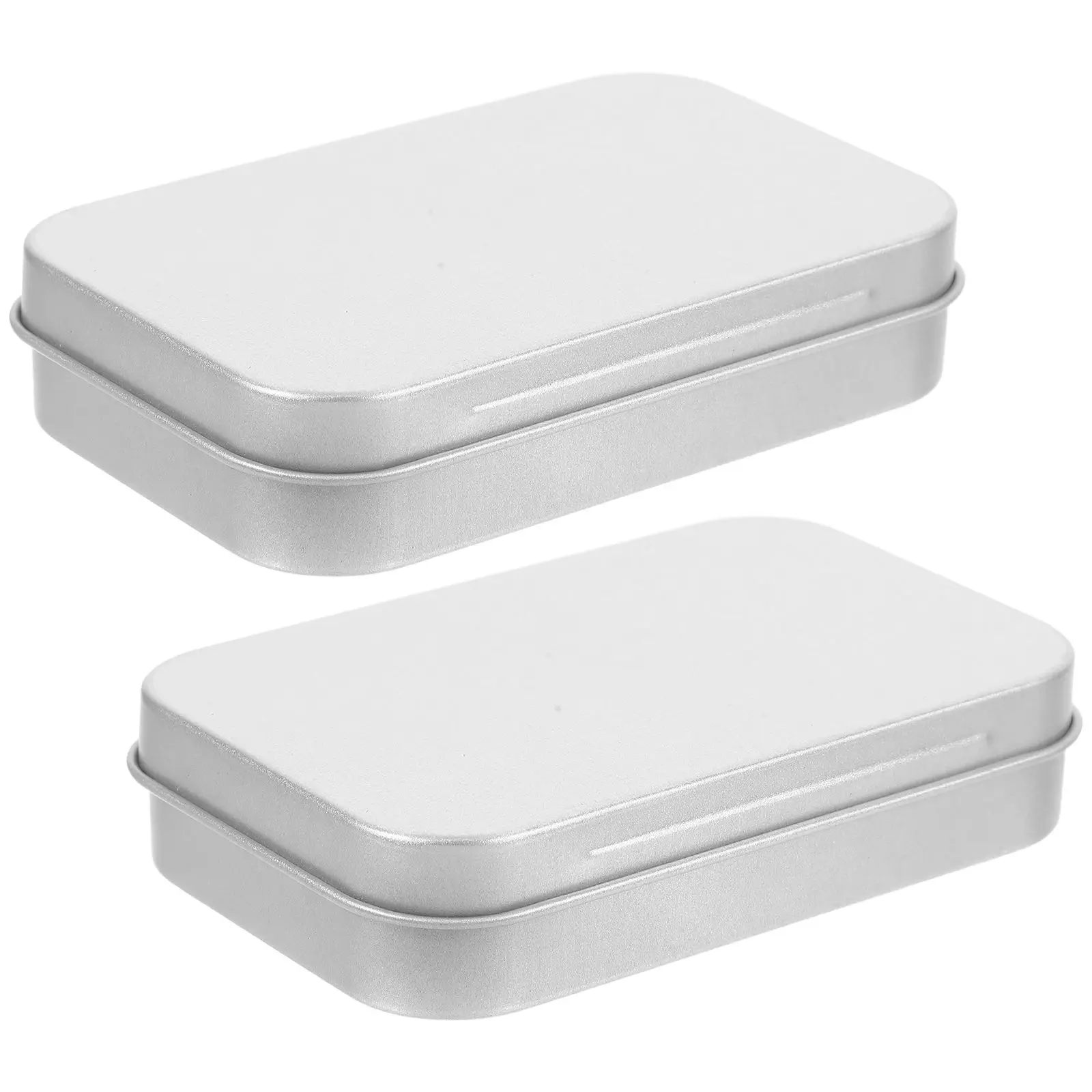 2 Pcs Tinplate Candy Box Storage Portable Tins Container Empty Containers Metal Boxes Silver Mini
2 Pcs Tinplate Candy Box Storage Portable Tins Container Empty Containers Metal Boxes Silver Mini