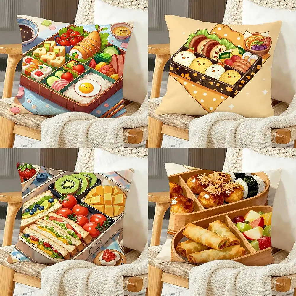 A Delicious lunch Print Throw Pillow Cover Square Cushion Case for Living Room Bedroom Decor
A Delicious lunch Print Throw Pillow Cover Square Cushion Case for Living Room Bedroom Decor