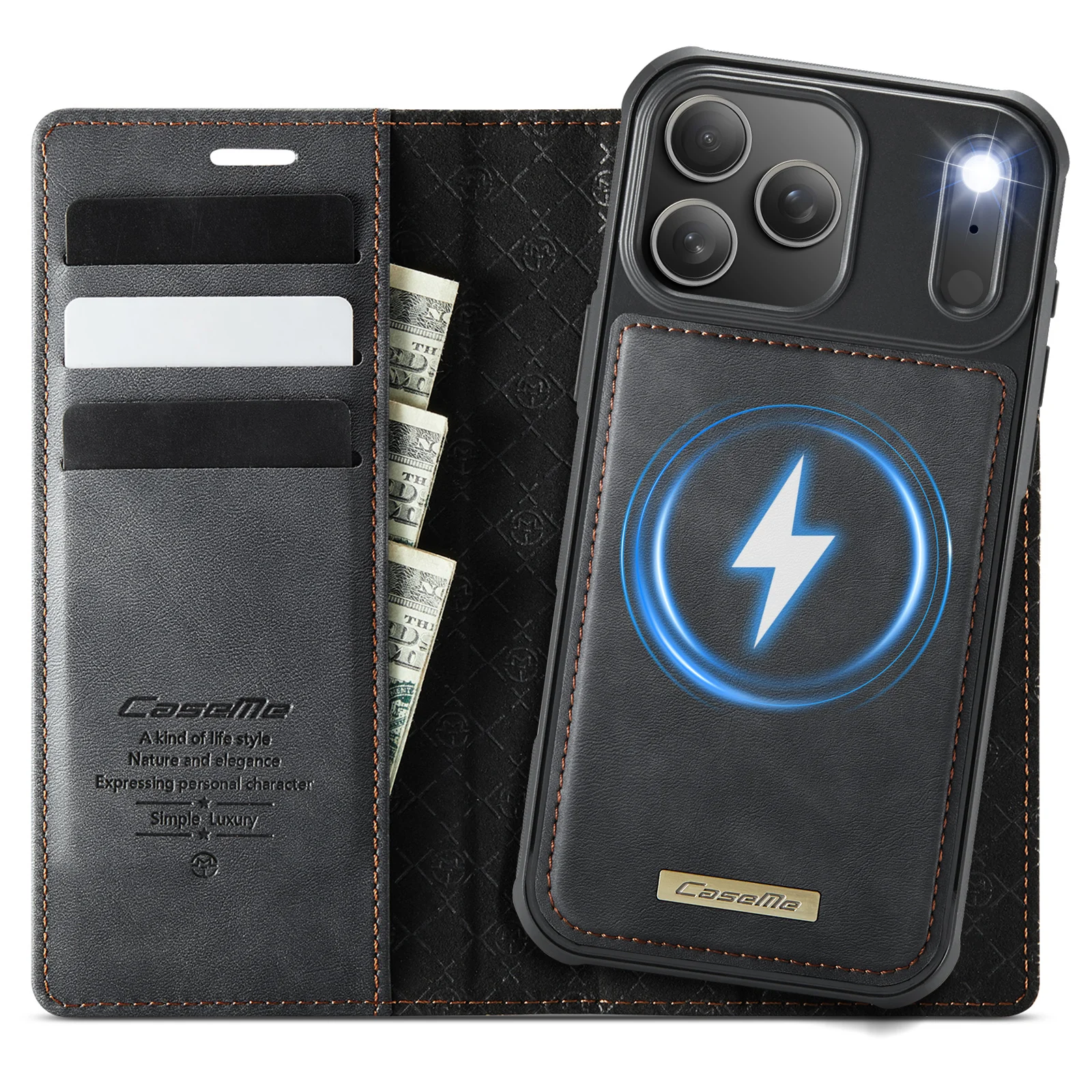 Съемный чехол-кошелек для iPhone 17 16 Pro Max iPhone Air 17 Pro, совместимый с Magsafe, откидная RFID-блокировка из искусственной кожи 2 в 1
Съемный чехол-кошелек для iPhone 17 16 Pro Max iPhone Air 17 Pro, совместимый с Magsafe, откидная RFID-блокировка из искусственной кожи 2 в 1