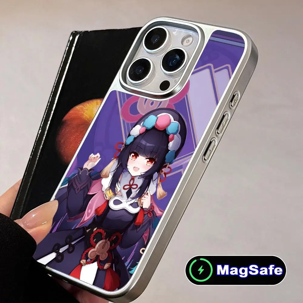 Game GI YunJin Silver Plating Magsafe Mobile Phone Case for iPhone 17 16 15 14 13 12 11 Air Pro Max Plus Colorful Cover
Game GI YunJin Silver Plating Magsafe Mobile Phone Case for iPhone 17 16 15 14 13 12 11 Air Pro Max Plus Colorful Cover