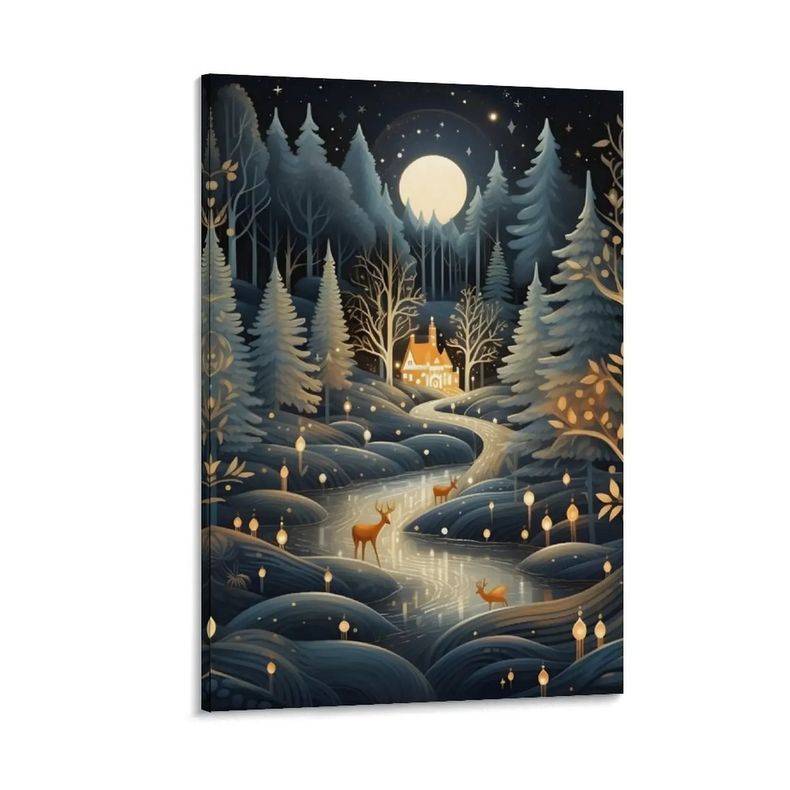 enchanting christmas forest print Canvas Painting house decorations anime poster house decoration
enchanting christmas forest print Canvas Painting house decorations anime poster house decoration