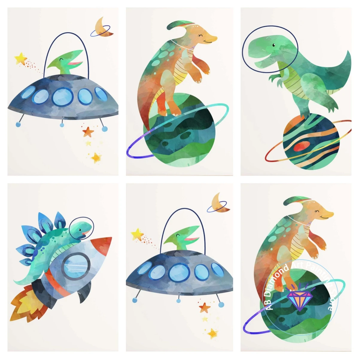 Cute Dinosaur AB Diamond Painting Kit in Space 5D DIY Diamond Embroidery Cross Embroidery Handmade Art Gift Home Decoration
Cute Dinosaur AB Diamond Painting Kit in Space 5D DIY Diamond Embroidery Cross Embroidery Handmade Art Gift Home Decoration