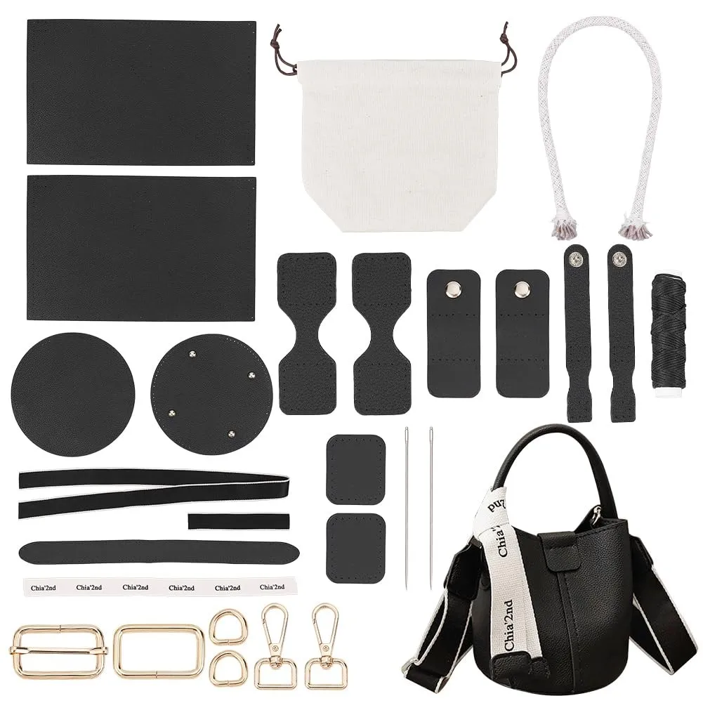 PU Leather Crossbody Bag Making Kit, DIY Knitting Crochet Shoulder Bag Making Materials Handbags Kit DIY Handmade Purse Making
PU Leather Crossbody Bag Making Kit, DIY Knitting Crochet Shoulder Bag Making Materials Handbags Kit DIY Handmade Purse Making