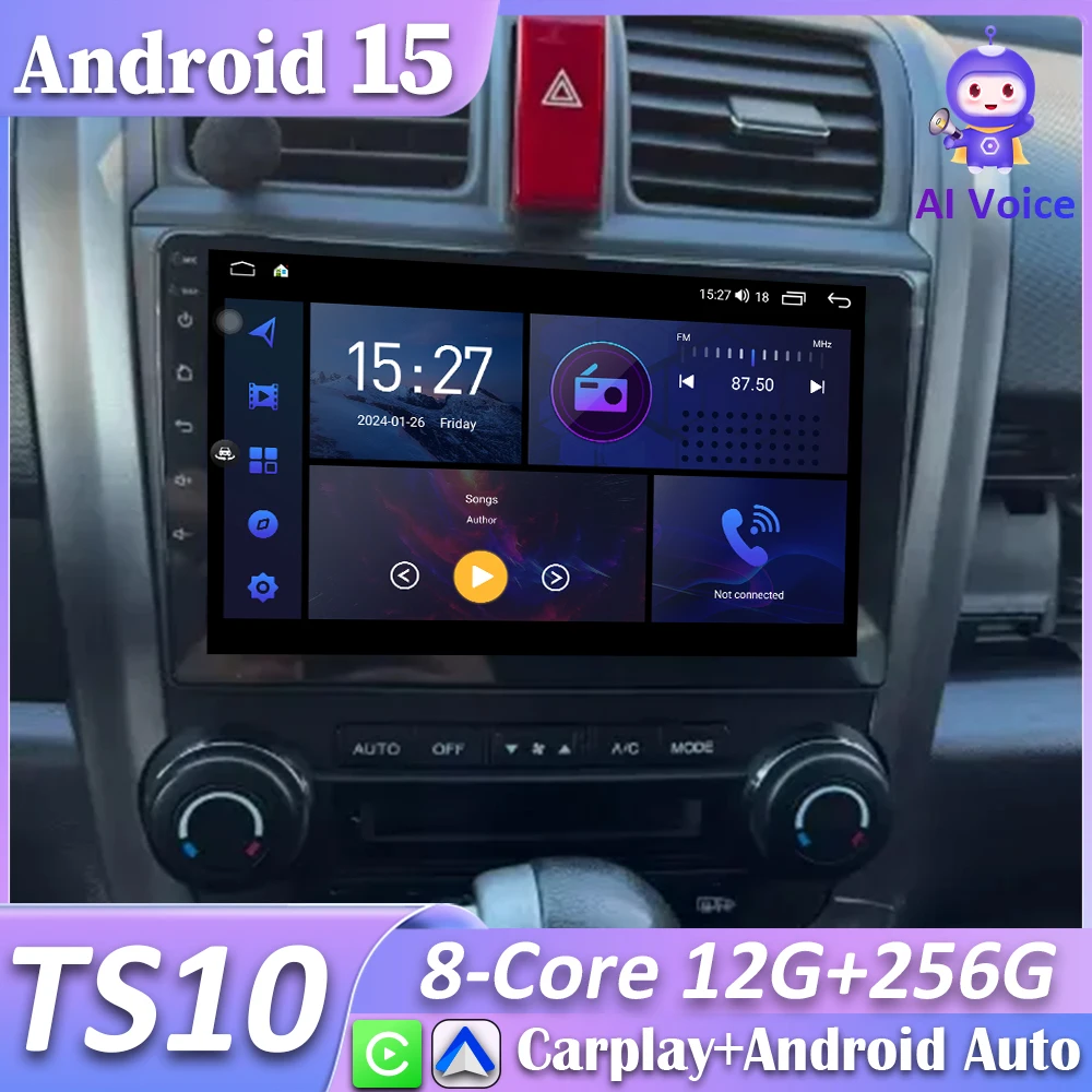 For Honda CR-V 3 RE CRV 2007-2011 Car Radio Carplay Android 15 Video Navigation Android Auto Screen 5G Wifi Autoradio 2K No 2din
For Honda CR-V 3 RE CRV 2007-2011 Car Radio Carplay Android 15 Video Navigation Android Auto Screen 5G Wifi Autoradio 2K No 2din