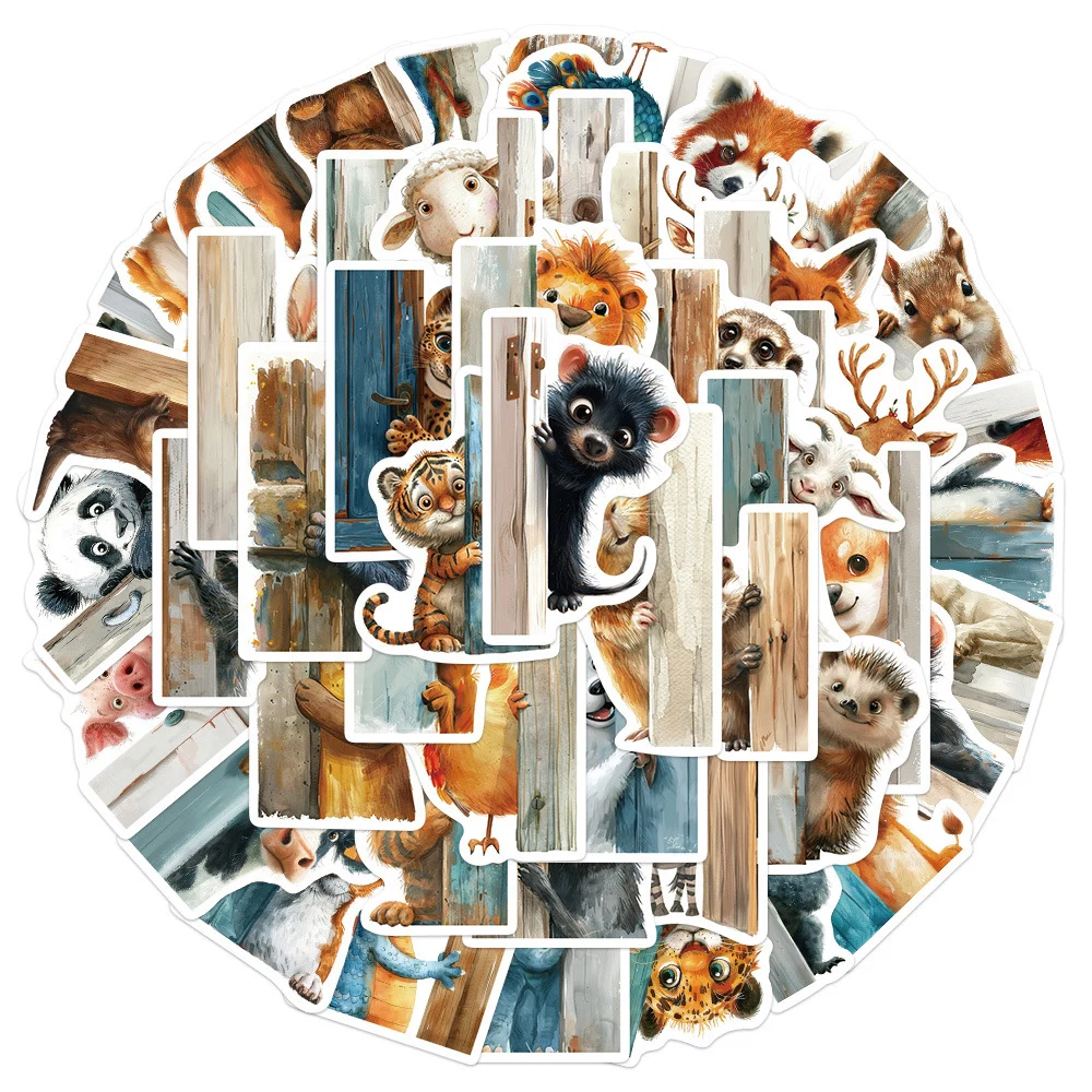 10/30/50pcs Outside The Door Peeping At Animal Stickers Funny Cartoon Sticker DIY Luggage Laptop Phone Cute Decals for Kids Toy
10/30/50pcs Outside The Door Peeping At Animal Stickers Funny Cartoon Sticker DIY Luggage Laptop Phone Cute Decals for Kids Toy