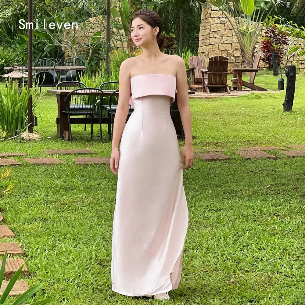 Smileven Luxury Bow Mermaid Prom Dress Cute Strapless Party Gowns Waist Cinching Formal Occassion Dress Customized 2026
Smileven Luxury Bow Mermaid Prom Dress Cute Strapless Party Gowns Waist Cinching Formal Occassion Dress Customized 2026