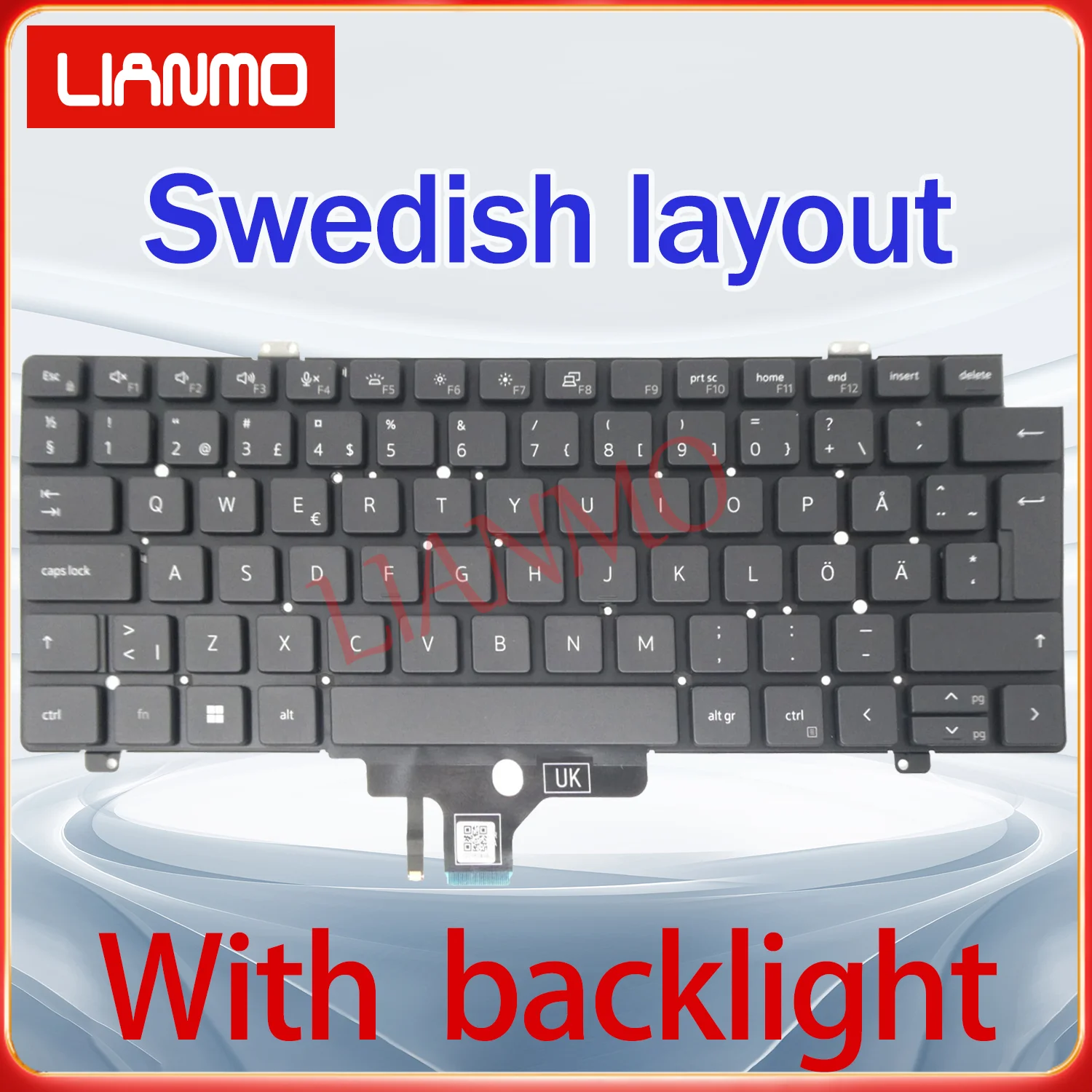 Swedish/Slovenia/Turkish/Ukrainian/US layout for Dell Latitude 5420 5421 5430 7420 7430 7520 7521 backlight keyboard
Swedish/Slovenia/Turkish/Ukrainian/US layout for Dell Latitude 5420 5421 5430 7420 7430 7520 7521 backlight keyboard