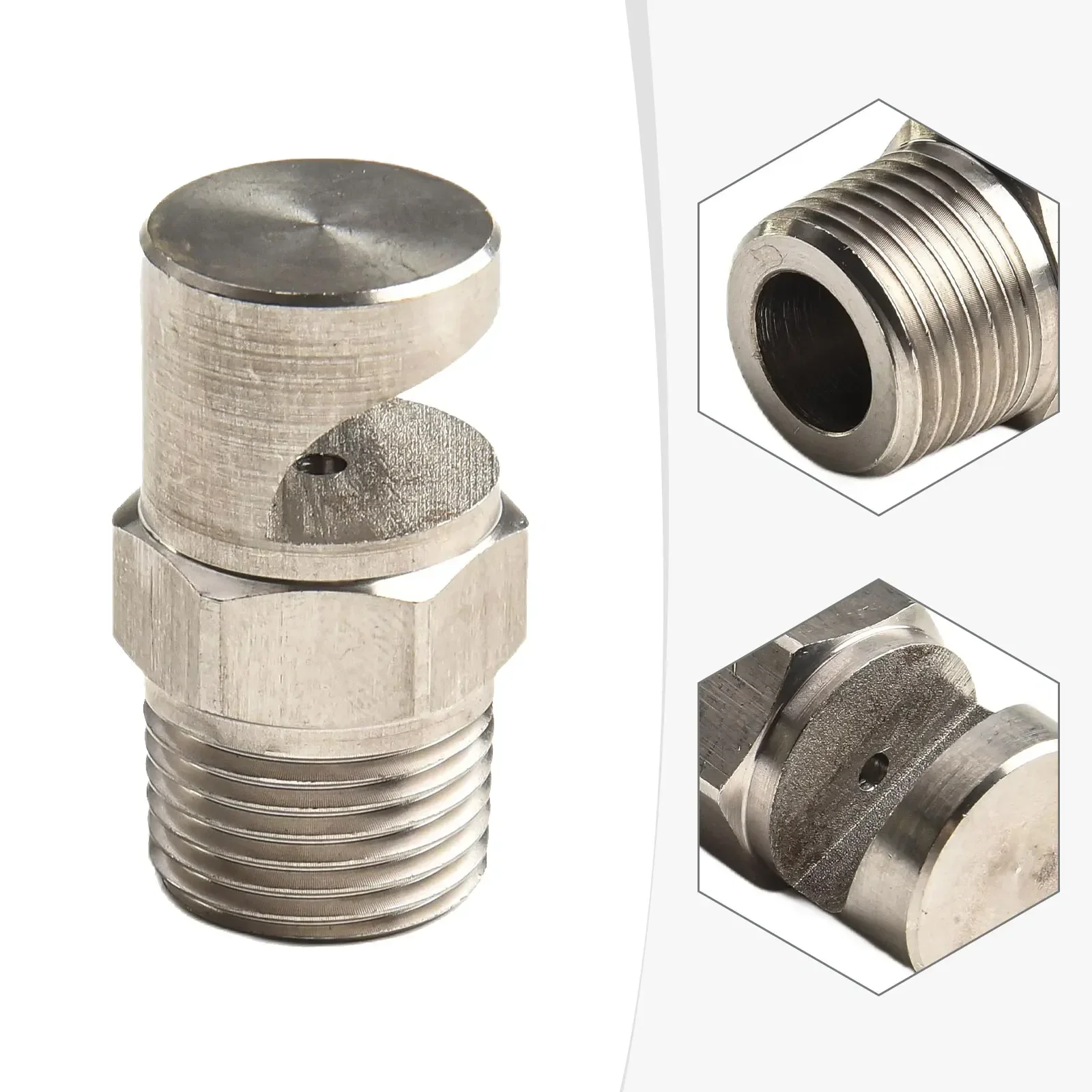 Landscaping Irrigation Nozzle Stainless Steel 1/2”Thread Deflector 140-170 Degree Spray Angle Boomless Nozzle
Landscaping Irrigation Nozzle Stainless Steel 1/2”Thread Deflector 140-170 Degree Spray Angle Boomless Nozzle
