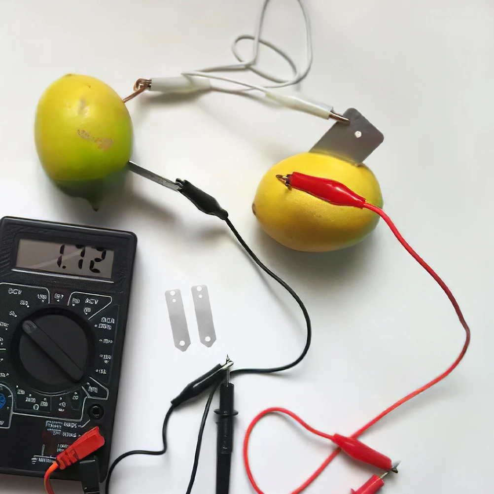 1 Set Zinc Copper Strips Fruit Experiment Materials For Kids Diy Science Learning Tool Supplies Electroplating Strips
1 Set Zinc Copper Strips Fruit Experiment Materials For Kids Diy Science Learning Tool Supplies Electroplating Strips