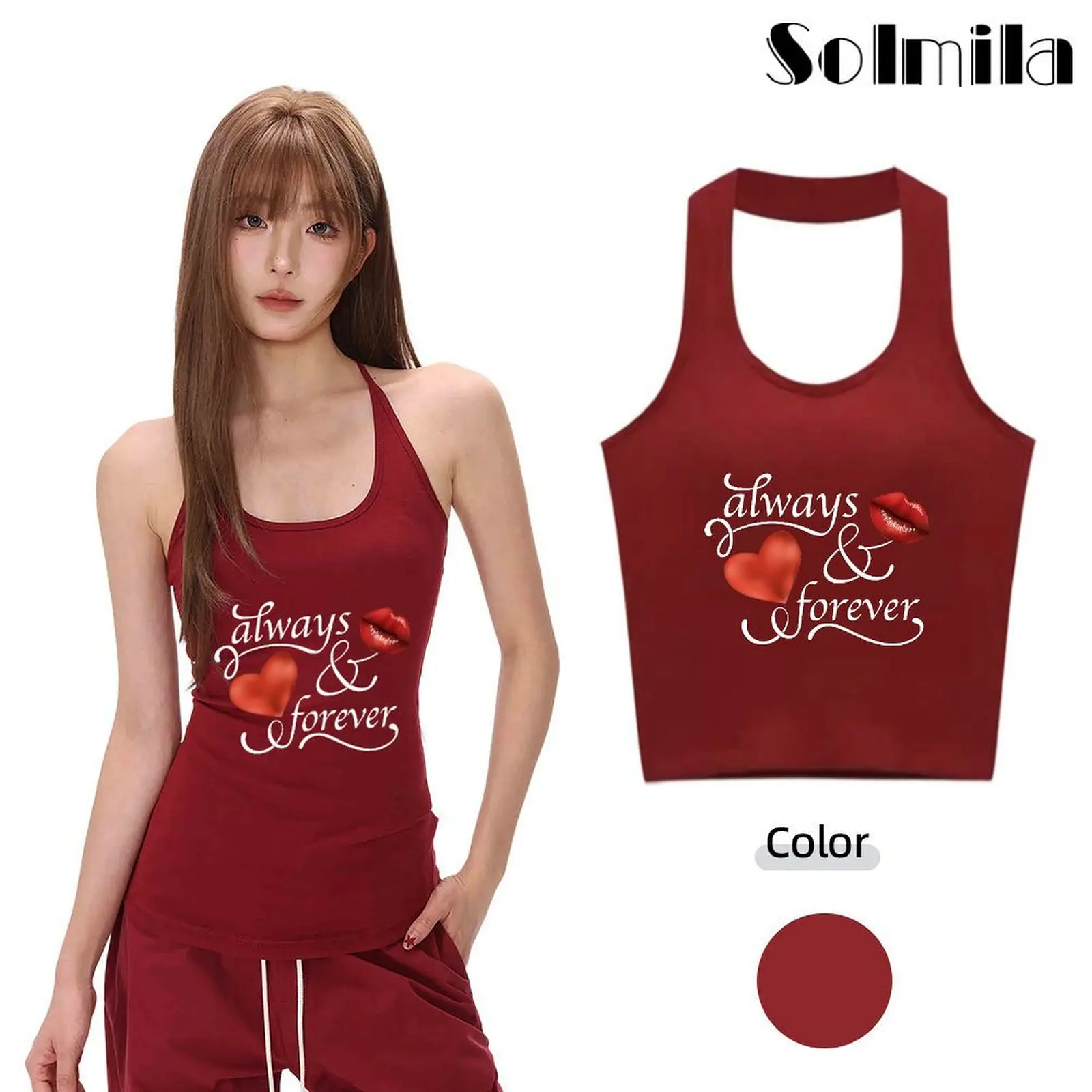 Sleeveless Red Vest Slim Fit Halter Vest Daily Wear Garment Short Sleeves Style Slight Stretch Feature Stylish Print Design
Sleeveless Red Vest Slim Fit Halter Vest Daily Wear Garment Short Sleeves Style Slight Stretch Feature Stylish Print Design