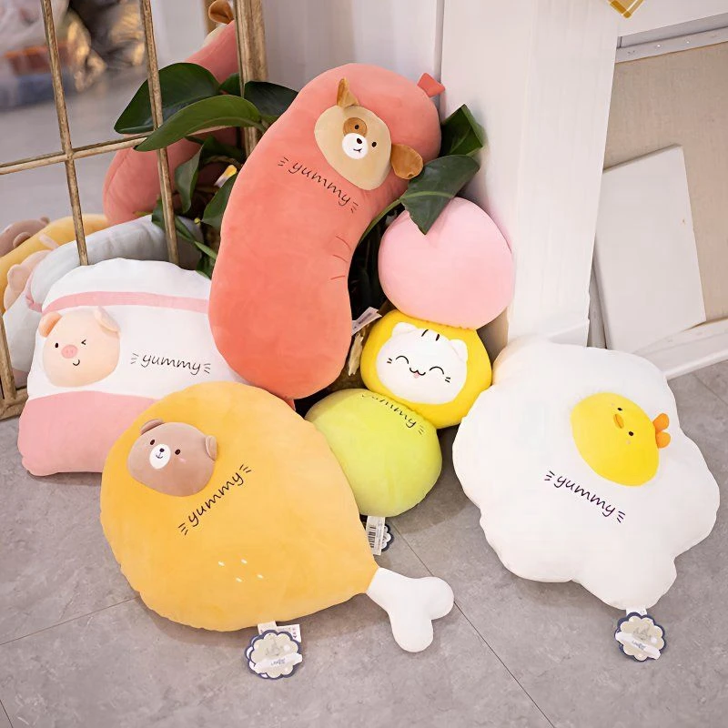 50CM Five-flower Broiler Leg Cartoon Large Plush Toy Poked Egg Sofa Cushion Pillow Doll For Children's Birthday Christmas Gift
50CM Five-flower Broiler Leg Cartoon Large Plush Toy Poked Egg Sofa Cushion Pillow Doll For Children's Birthday Christmas Gift