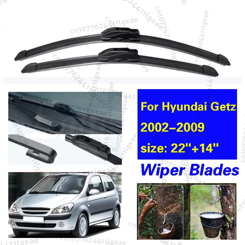 Car Wiper Blade For Hyundai Getz 2002-2009 Windshield Rubber Silicon Refill Front Window Wiper 22"+14" LHD Accessories
Car Wiper Blade For Hyundai Getz 2002-2009 Windshield Rubber Silicon Refill Front Window Wiper 22"+14" LHD Accessories