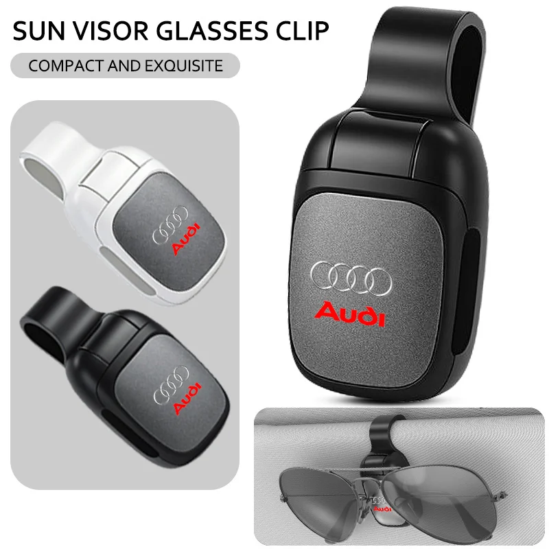 Alloy Car Glasses Clip Sunglasses Holder For Audi A3 A4 A5 A6 A7 Q3 Q5 Q7 RS S3 S4 S5 S6 S7 Sline TT Car Eyeglasses Clip Sticker
Alloy Car Glasses Clip Sunglasses Holder For Audi A3 A4 A5 A6 A7 Q3 Q5 Q7 RS S3 S4 S5 S6 S7 Sline TT Car Eyeglasses Clip Sticker