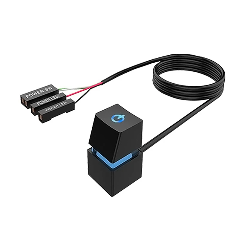 Computer Desktop Switch 1.95m Colorful LED Lights PC Motherboard External Start Power OnOff Button Extension Cable For HomeOffic
Computer Desktop Switch 1.95m Colorful LED Lights PC Motherboard External Start Power OnOff Button Extension Cable For HomeOffic