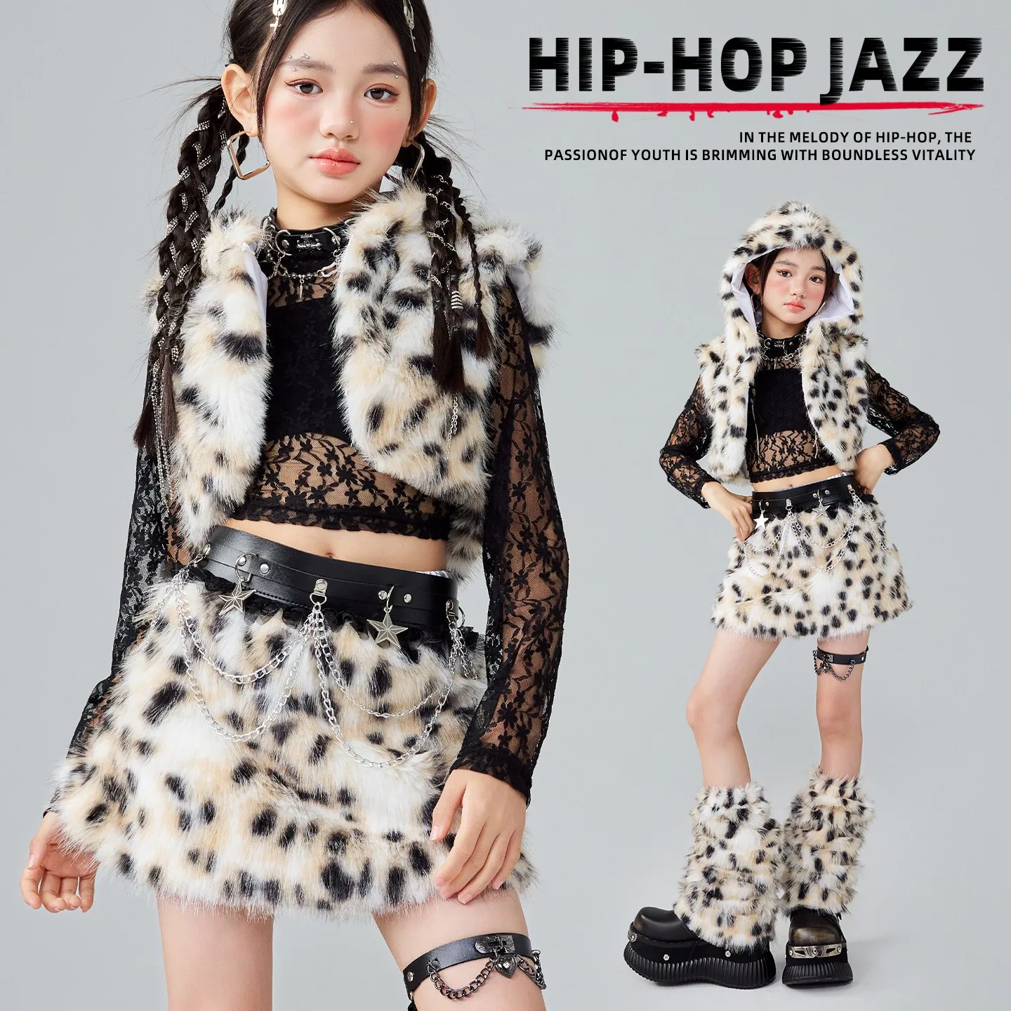 Модный джазовый танцевальный костюм для девочек, нечеткие топы, юбка с рукавами до середины икры, одежда для подиума, концерта, детская сценическая одежда Kpop BL18326
Модный джазовый танцевальный костюм для девочек, нечеткие топы, юбка с рукавами до середины икры, одежда для подиума, концерта, детская сценическая одежда Kpop BL18326