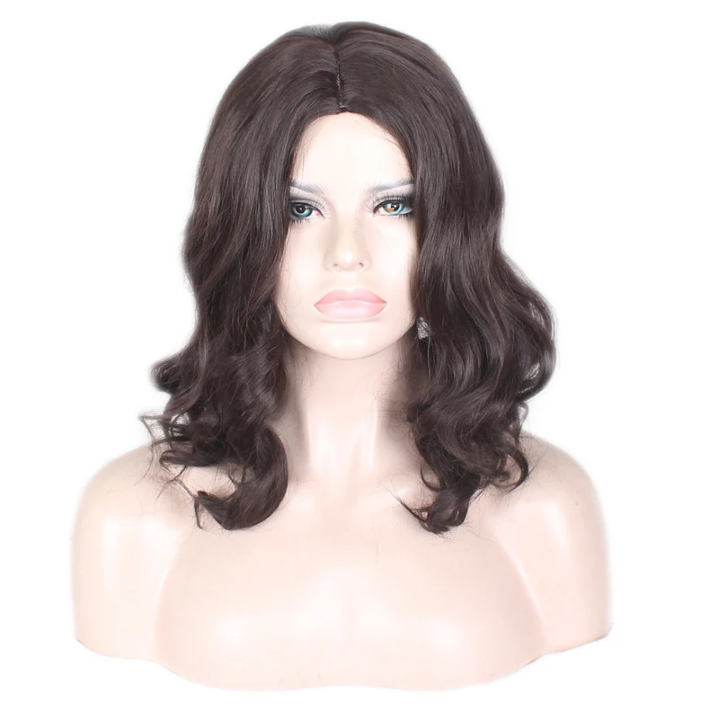 Fashionable medium-length curly , African , wig
Fashionable medium-length curly , African , wig