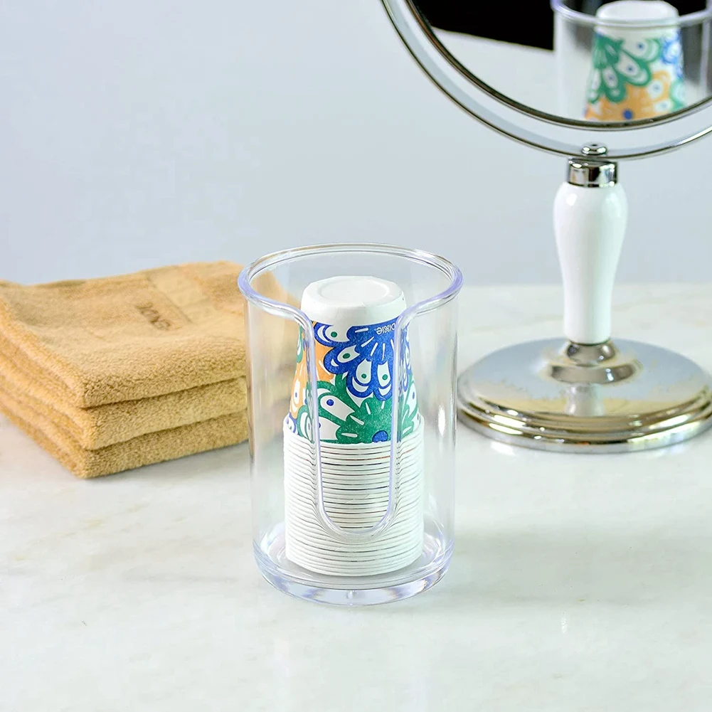 Acrylic Bathroom Cup Dispenser Holder For Disposable Paper Cup,Mouthwash Cups Holder For Bathroom Guest Room Counter-[A22I Store
Acrylic Bathroom Cup Dispenser Holder For Disposable Paper Cup,Mouthwash Cups Holder For Bathroom Guest Room Counter-[A22I Store