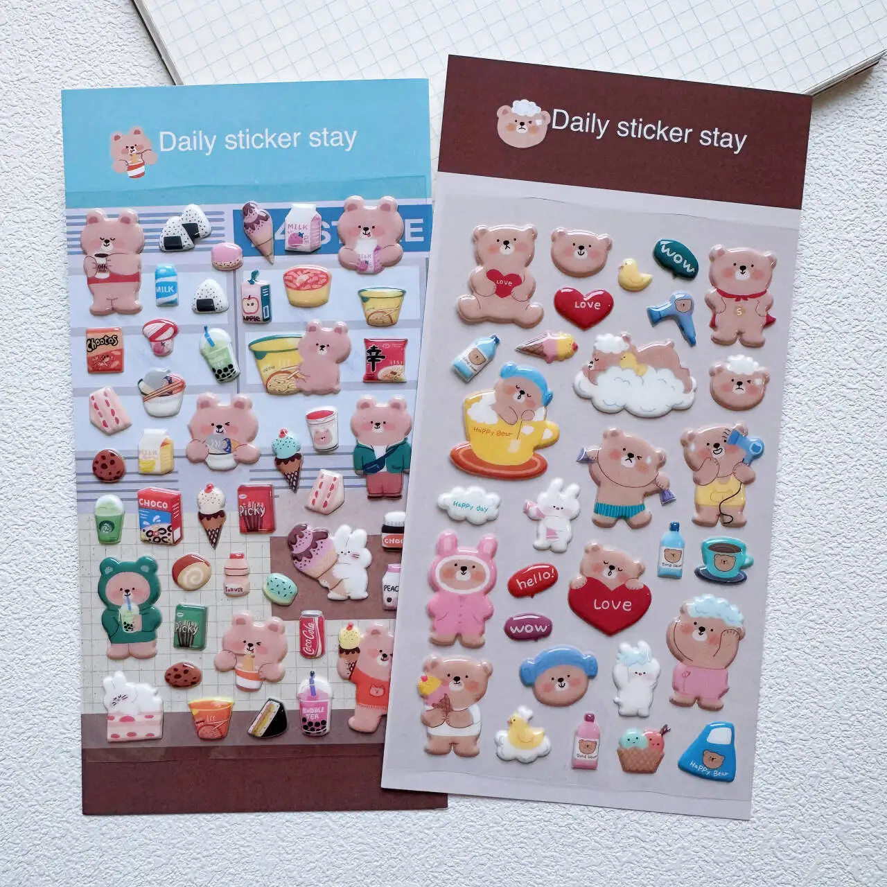 Набор 3D-наклеек BONITO Kawaii Bears Store для выпечки, скрапбукинга, DIY-журналов, канцелярских товаров, дневников, школьных принадлежностей
Набор 3D-наклеек BONITO Kawaii Bears Store для выпечки, скрапбукинга, DIY-журналов, канцелярских товаров, дневников, школьных принадлежностей