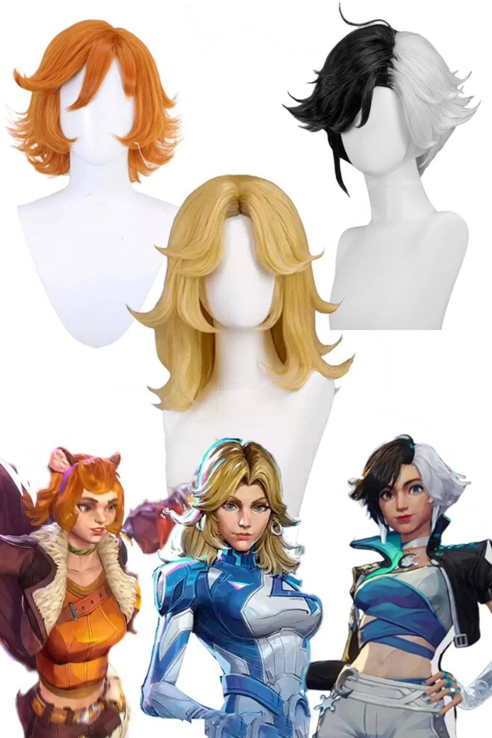 Fantasia Luna Snow Wigs Hair Game Rival Doreen Green Susan Storm Cosplay Disfraz Costume Accessories Women Halloween Party Props
Fantasia Luna Snow Wigs Hair Game Rival Doreen Green Susan Storm Cosplay Disfraz Costume Accessories Women Halloween Party Props