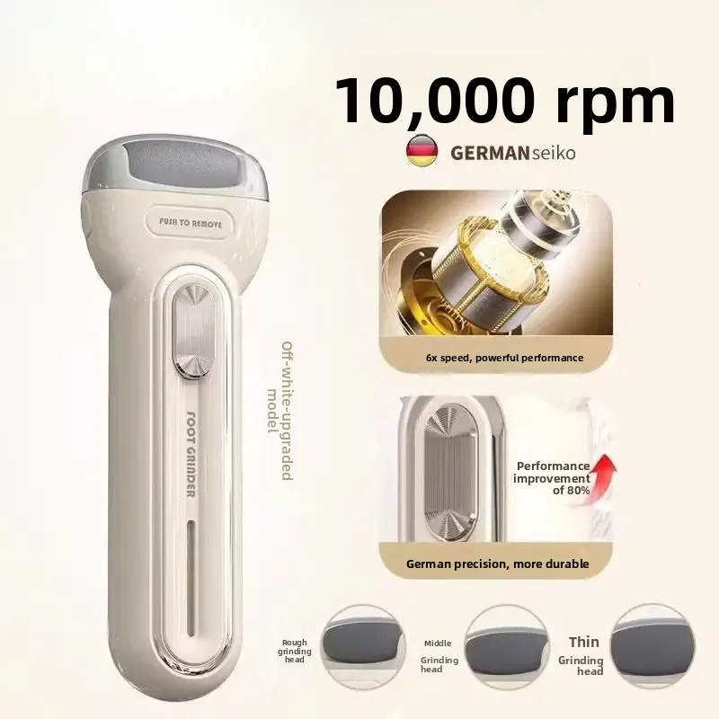Electric Foot Grinder, Fully Automatic Pedicure Grinder for Heel and Sole Grinding
Electric Foot Grinder, Fully Automatic Pedicure Grinder for Heel and Sole Grinding