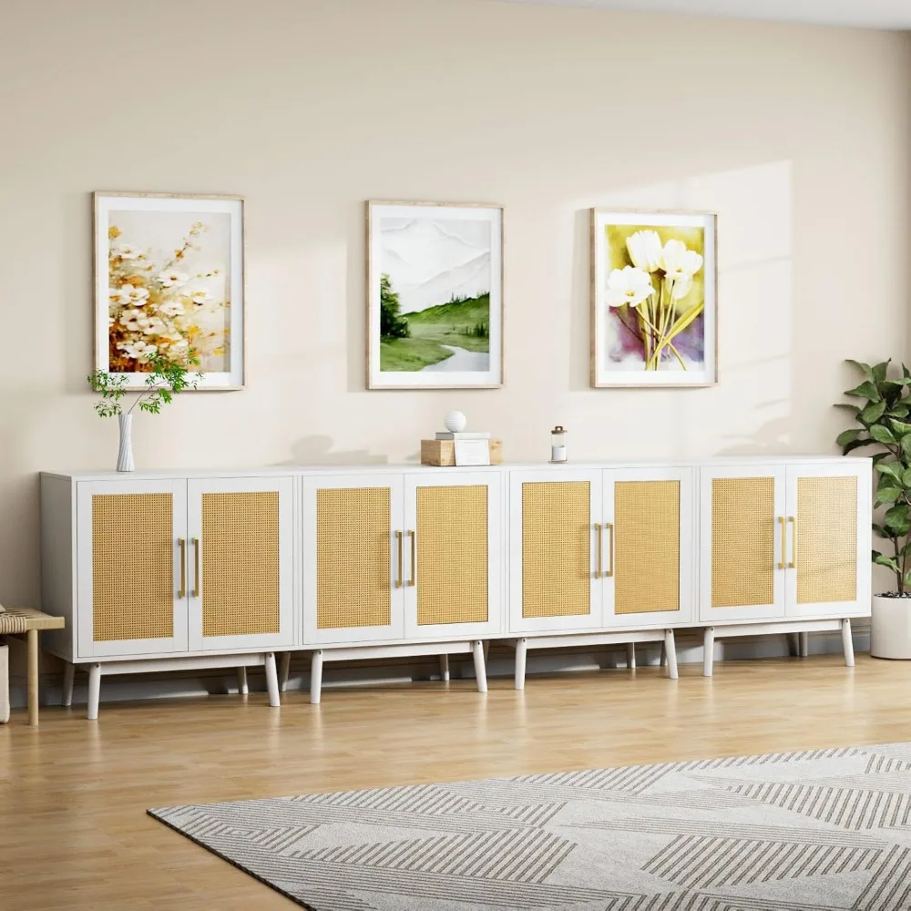 Hallway (White) Kitchen Cabinets Rattan Cabinet Buffet Cabinet Accent Cabinet With Storage for Living Room Entryway Furniture
Hallway (White) Kitchen Cabinets Rattan Cabinet Buffet Cabinet Accent Cabinet With Storage for Living Room Entryway Furniture