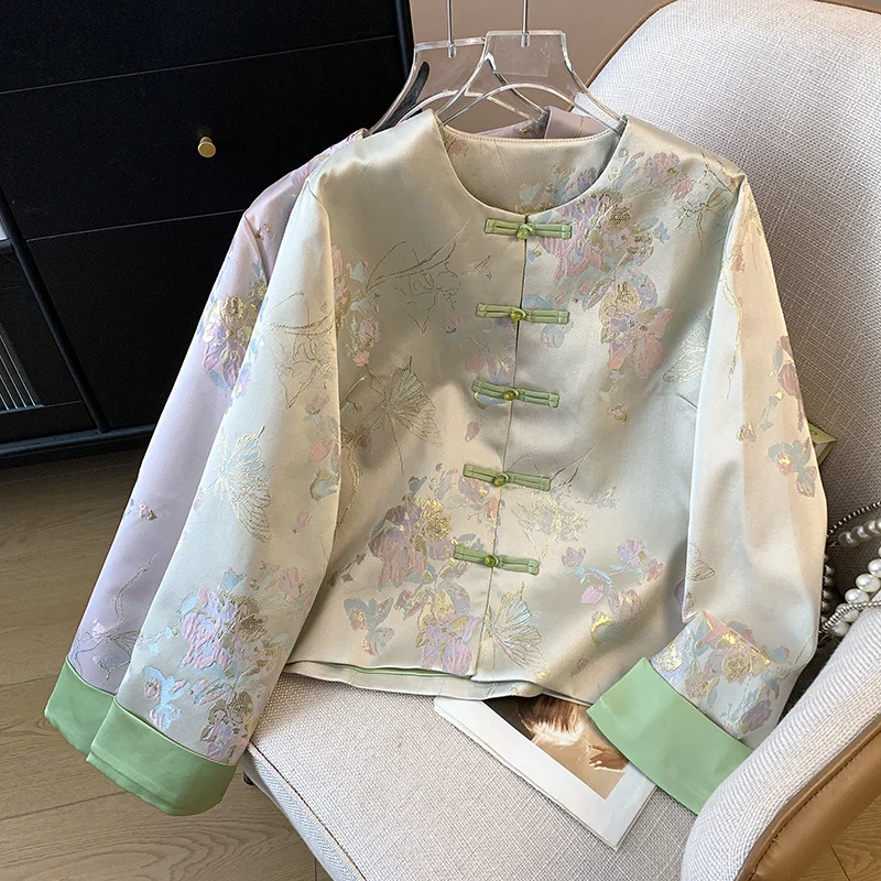 New Chinese Style National Trend Improved Hanfu Long Sleeve Embroidered Floral Pattern Woven Gold Heavy Embroidery Open Cardi...
New Chinese Style National Trend Improved Hanfu Long Sleeve Embroidered Floral Pattern Woven Gold Heavy Embroidery Open Cardi...