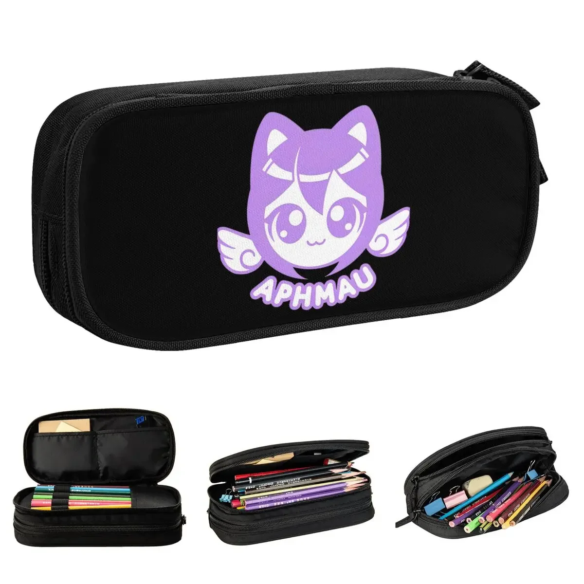 Lovely Aphmau Cat Pencil Cases Cartoon Anime Pencil Box Pen Kids Large Storage Bags School Supplies Gifts Stationery
Lovely Aphmau Cat Pencil Cases Cartoon Anime Pencil Box Pen Kids Large Storage Bags School Supplies Gifts Stationery