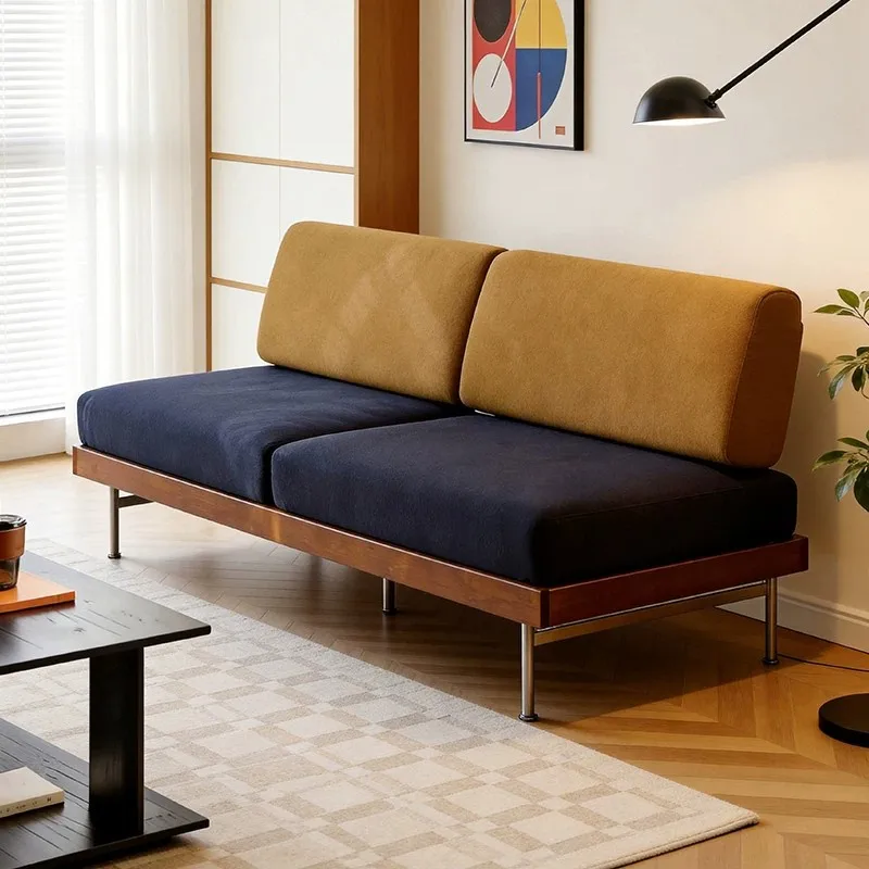 HYS French retro fabric sofa living room household small apartment wabi sabi wind straight row module sofa
HYS French retro fabric sofa living room household small apartment wabi sabi wind straight row module sofa
