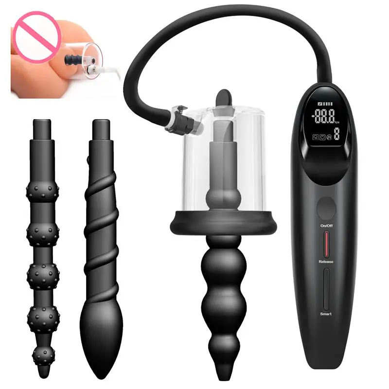 New Smart Anal Vacuum Pump Rosebud Pump Sex Toys for Men Women SM Optimal Suction Prostate Stimulator Anus Dilator Butt Plug Set
New Smart Anal Vacuum Pump Rosebud Pump Sex Toys for Men Women SM Optimal Suction Prostate Stimulator Anus Dilator Butt Plug Set