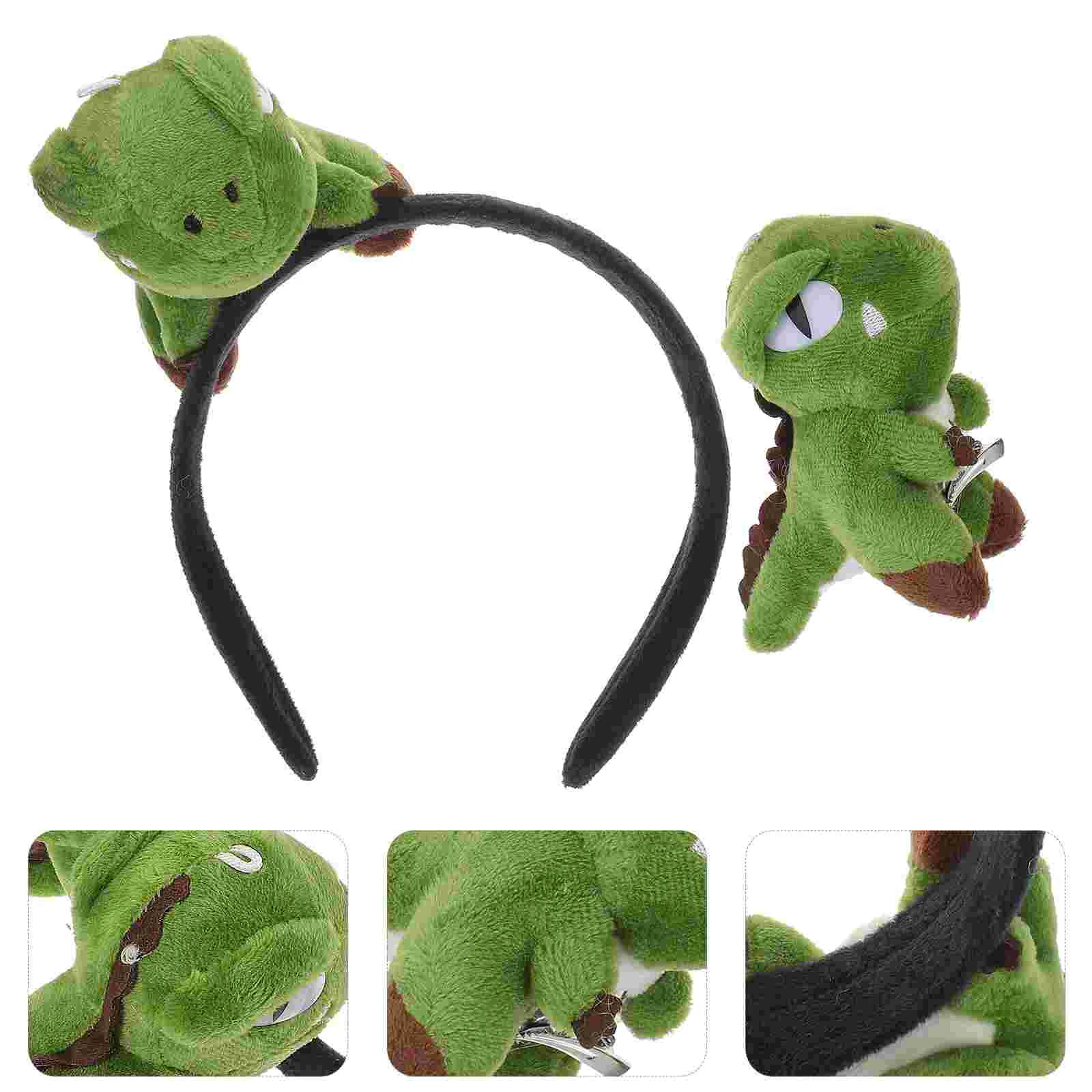 2 Pcs Dinosaur Headband Hairpin Hoop Halloween Party Kid Accessories Press Headdress
2 Pcs Dinosaur Headband Hairpin Hoop Halloween Party Kid Accessories Press Headdress